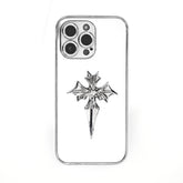bat religion moonlit mirror phone case
